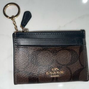 Coach coin purse wallet keychain